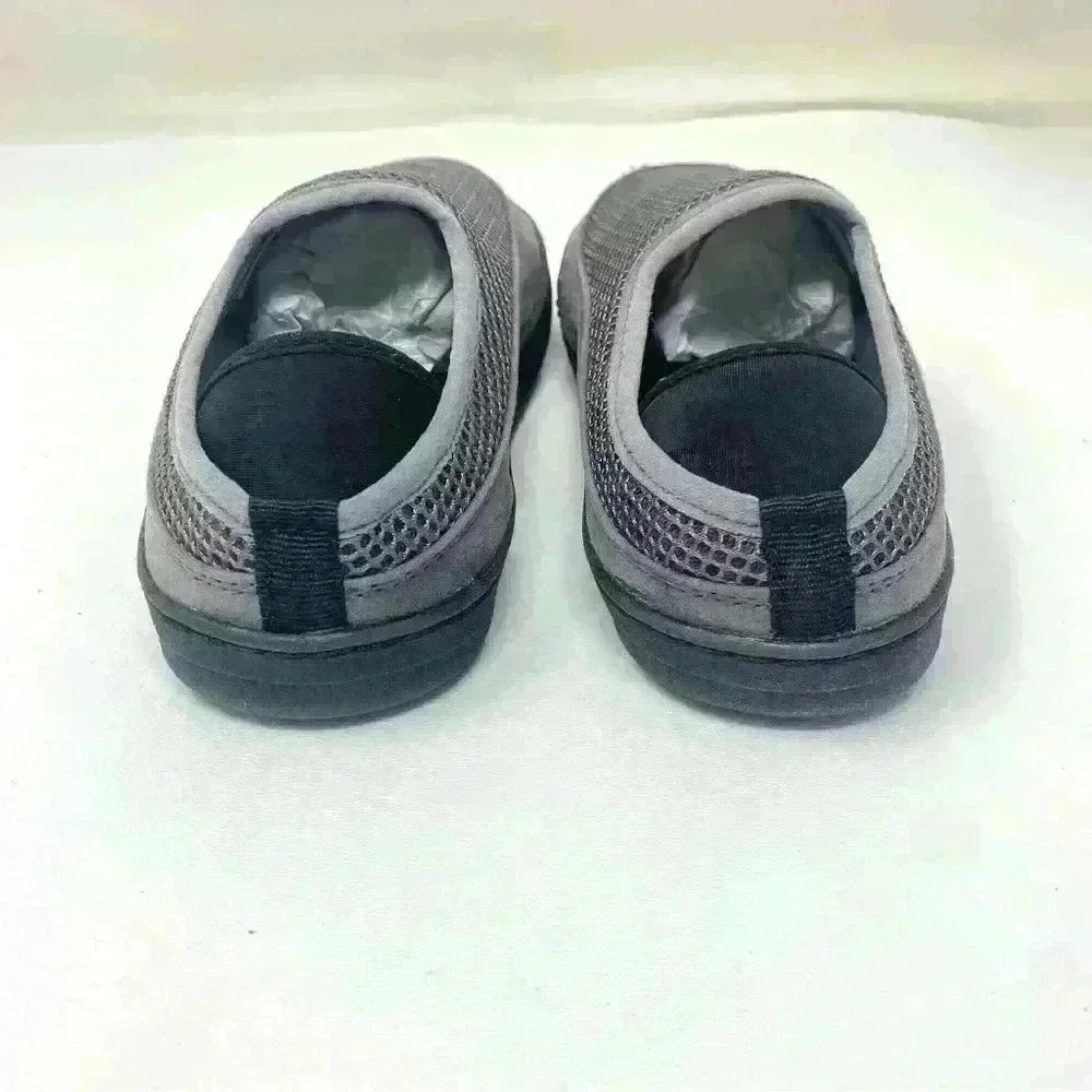 Steve Madden Bdarrenn Flyknit Slippers Grey Slip-On Kids Shoes NIB